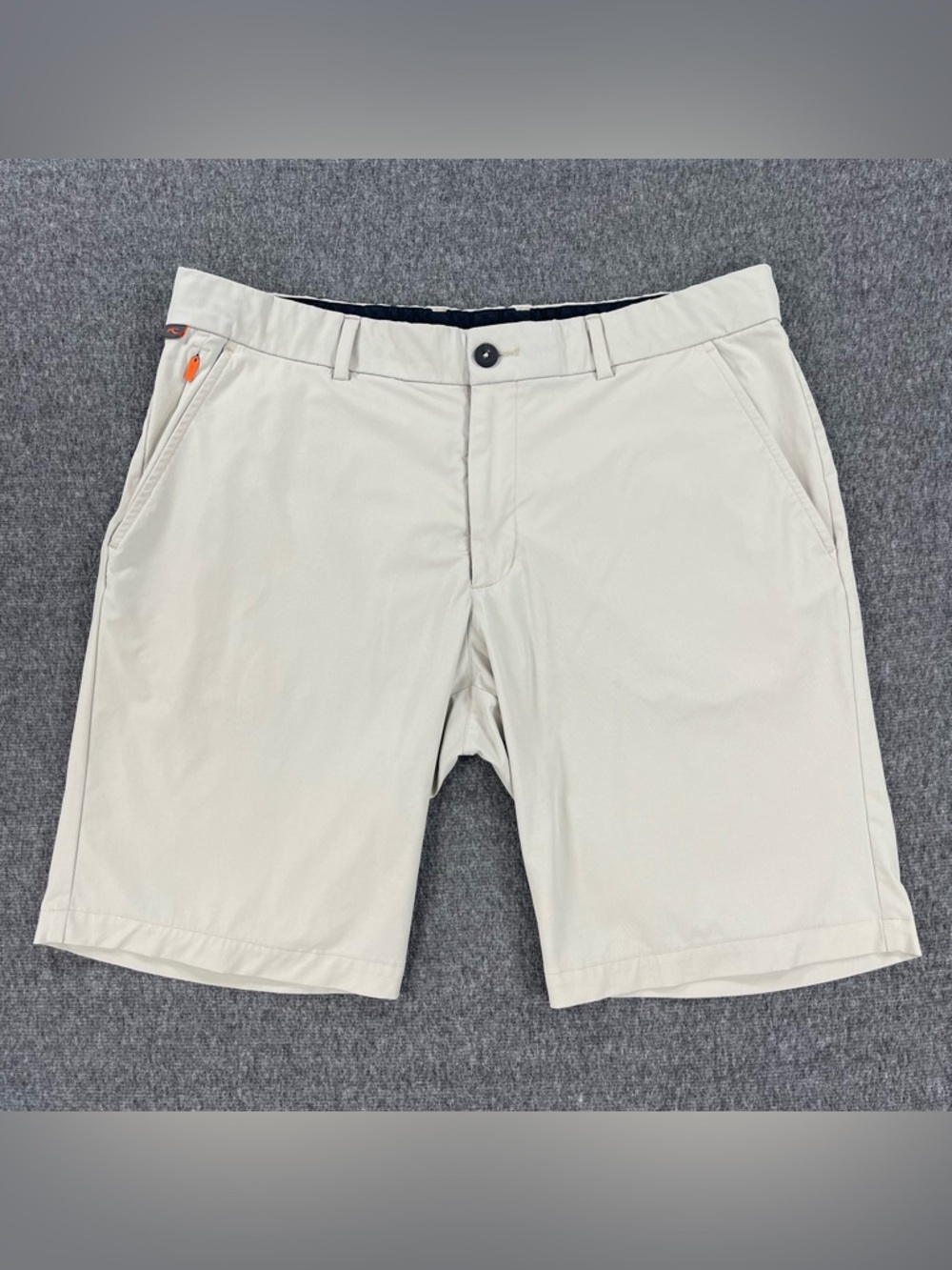KJUS Iver Golf Shorts Mens 38 (Fits 36) Beige Regular Fit Stretch Performance